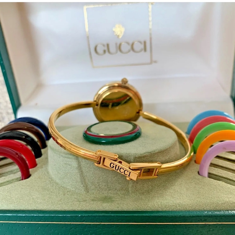 - Gucci Luxury 14k Gold Plated Luxury Watch - Picture 4 of 4